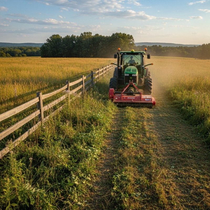 Field Brush Hogging