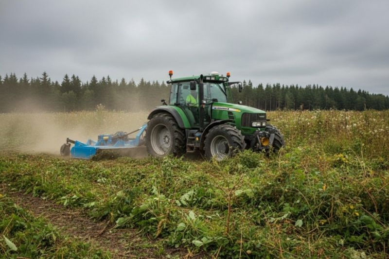 Field Brush Hogging